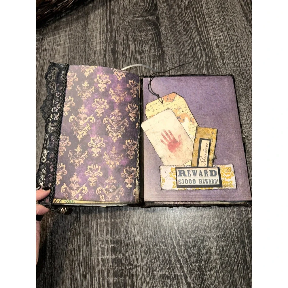 Jack the Ripper Themed Junk Journal Mixed Media‎ Art Book Notebook